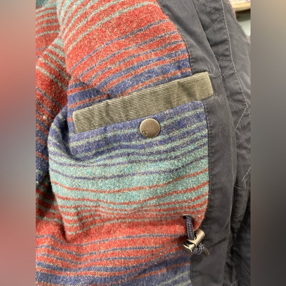 Toad & Co Corbett Canvas Jacket Size Small Chore Barn Jacket Blue Corduroy - Picture 9 of 12